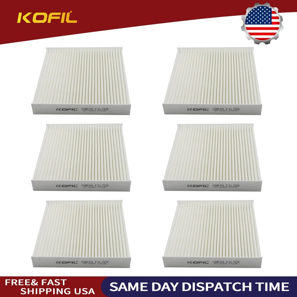6- Cf10285 Cabin Air Filter Fits Corolla 2009-2019 Subaru Outback 2010-2019 - Image 1 of 4