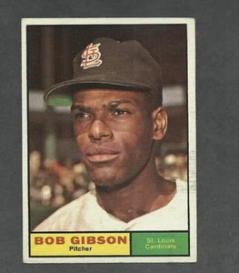BOB GIBSON 1961 TOPPS #211 EX CARDINALS - Picture 1 of 2