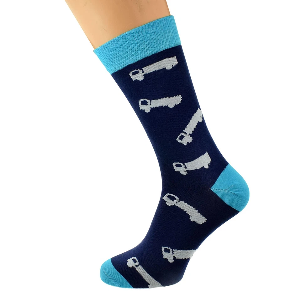 GTR-PRESTIGE GIFTWARE Lorry Driver Design Socks UK 5-12