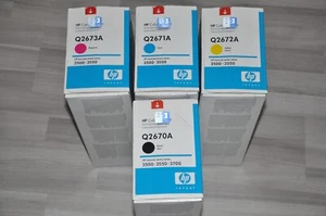 Original HP Q2670A Q2671A Q2672A Q2673A 4 x Toner als Set - Bild 1 von 2