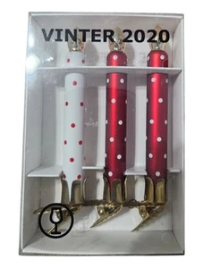 NIB IKEA's VINTER 2020 collection 4-1/4" Clip On Candles Set of 3 - Picture 1 of 3