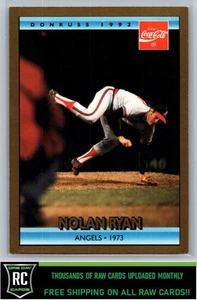 Donruss Coca-Cola 1992 Nolan Ryan Nolan Ryan #7 California Angels - Imagen 1 de 2