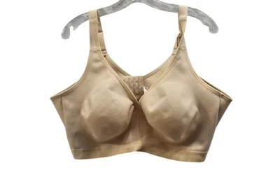 Sujetador para mujer Cacique beige inalámbrico sin forro cobertura completa talla 48DDD Foto 1 de 4