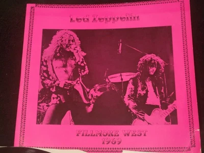 Discos bufón doble vinilo Led Zeppelin Filmore Live 1969  Foto 1 de 4