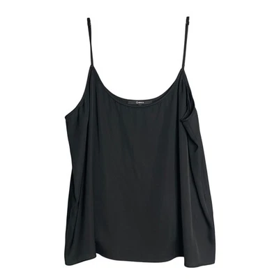 Quince Washable Silk Stretch Cami Womens XL Black Quiet Luxury Minimalist Basic - image 1 of 4