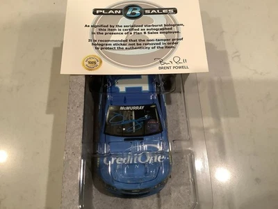 Chevy SS 2016 autografiado por Jamie Mcmurray crédito un banco fundido a presión con certificado de autenticidad y tarjeta Foto 1 de 4