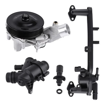 Water Pump Coolant Pipe kit For Jaguar F-Type 2014-2017 LR018273,LR097165 - Imagem 1 de 4