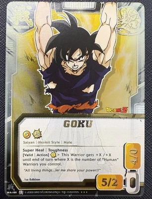 Goku 1st Edition WA-191 UR Dragon Ball Z Bandai 2009 Foil DBZ  - Image 1 of 2