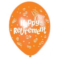 Amscan Happy Retirement Latex Balloons (Pack of 6) (SG34552)