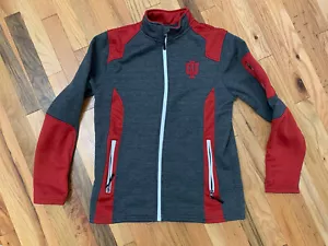 Indiana University Hoosiers Men’s Small Full Zip Jacket With Pockets Casual NCAA - Picture 1 of 5