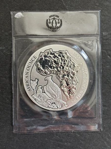 2025 Rwanda 1oz Martial Eagle African Wildlife Series Silver Bullion Coin - Picture 1 of 2