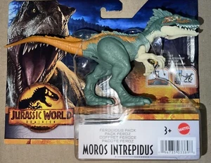 2022 Jurassic World Dominion Moros Intrepidus Ferocius Pack - Imagen 1 de 3