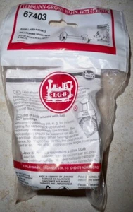 NEW IN BAG: LGB 67403 Pair Of Metal Wheels With Ball-Bearings - Picture 1 of 2
