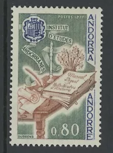 GN STAMPS- ANDORRA, FR., MINT, #251-59, OG VLH, (1) SHOWN, SOUND & CENTERED - Imagen 1 de 1