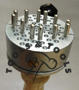 UNIVERSAL WORK HOLDER PEG CLAMP JEWELERS HAND HELD VISE JEWELRY ENGRAVING TOOL - Picture 1 of 7