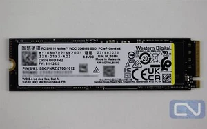Dell 8D3R2 SN810 (2TB) SDCPNRZ-2T00-1012 2280 M.2 NVMe PCIe Gen4 x4 - Photo 1/1