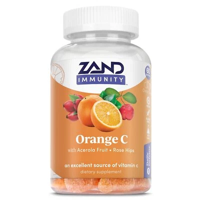 Gomitas Zand Orange C | Apoyo inmunológico para adultos y niños con vitamina C Acero... Foto 1 de 4