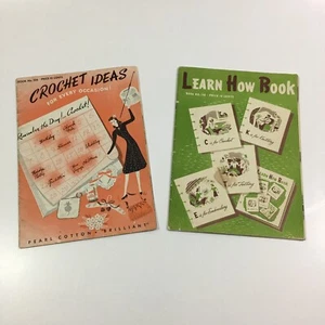 Vintage 1940 1952 - Learn How Book #170 - Crochet Ideas 156 knitting embroidery - Picture 1 of 9