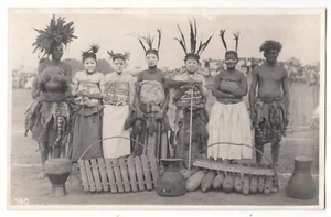 Kongo Katanga Congo Belge African Ethnic Type Kolonien RPPC L.Gabriel Foto ~1920 - Picture 1 of 2