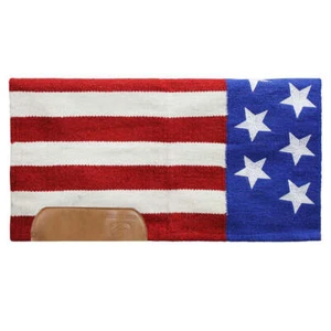 Manta Tahoe Tack 34" x 36" American Pride Nueva Zelanda Lana Western Saddle - Imagen 1 de 5