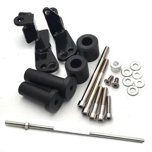 No Cut Frame Slider Protector For 1999-2007 Suzuki Hayabusa Gsx1300R Gsx-R Black - Picture 1 of 6