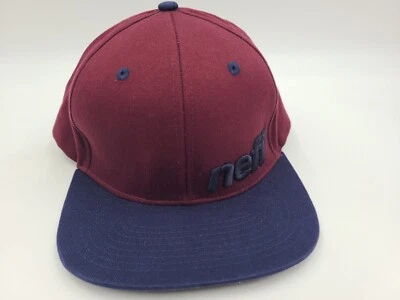 Gorra Neff Snapback (se adapta a la pequeña) gorra skate skateboard surf hombres mujeres azul granate Foto 1 de 4