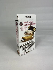 Norpro Set of 4 Stainless Steel Cannoli Forms - Picture 1 of 2