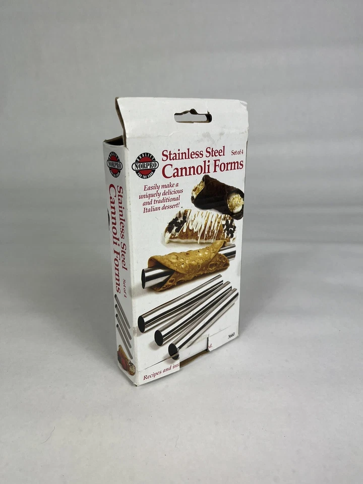 Norpro Set of 4 Stainless Steel Cannoli Forms - Image 1 of 2