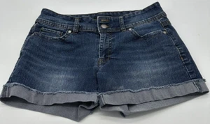 Daisy Fuentes Womens Stylish Outdoor Comfort Stretch Mid Rise Cuffed Shorts Sz 4 - Picture 1 of 11