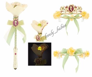 Disney Store Prinzessin Frozen Anna Krönung Leuchtstab & Diadem Krone Kostüm - Bild 1 von 1