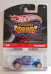 Hot Wheels Wayne's Garage 1/39 Neet Streeter Chase RealRiders metallo/blu metallo - Foto 1 di 5