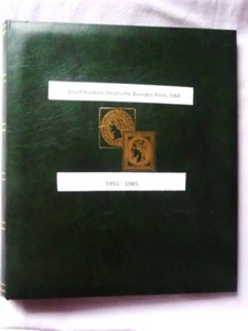 Briefmarken Ringbuchalbum DBP, ca. 542 Stück, 1951-1985, gestempelt, einige  PF - Bild 1 von 13
