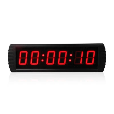 3" RS232 Countdown Clock Led Digital Wall Clock Big Timer With Stopwatch - Image 1 of 4