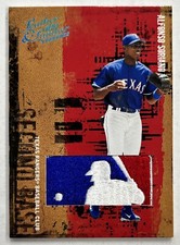 2005 Leather Lumber Materials Game Used MLB Logo Patch #7 Alfonso Soriano /2