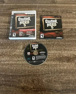 Guitar Hero 5 (Sony PlayStation 3, 2009) ¡COMPLETO! ¡Probado y funcionando! - Imagen 1 de 7