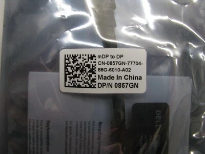 (1518) Dell DisplayPort auf Mini-Displayport Adapter - Bild 1 von 3