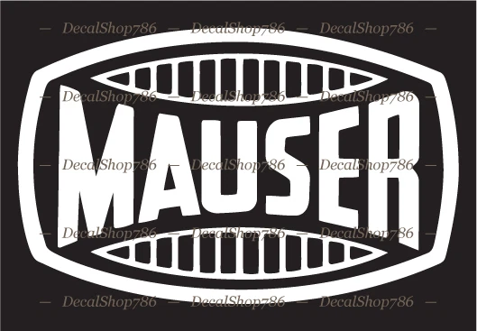Mauser Firearms - Hunting/Outdoor Sports - Vinyl Die-Cut Peel N' Stick Decal