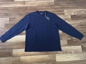 NEU MIT ETIKETT Herren Vineyard Vines blau Langarm T-Shirt XL Taschenshirt - Bild 1 von 5