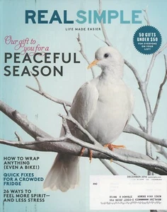 REAL SIMPLE Magazine - December 2016 / Peaceful Season, Gifts Under $50/ 222 Pgs - Picture 1 of 1