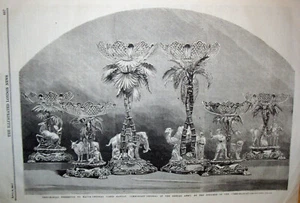 TESTIMONIAL PRESENTED TO MAJOR-GENERAL JAMES BAMSAY-GEN OF BENGAL ARMY 1860 - Picture 1 of 1