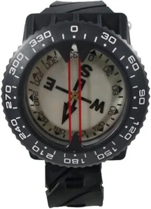 Tauchen Deluxe Handgelenk Kompass 2,3" Display, 80 m Tiefe, 15" Riemen, 25° Neigung - Bild 1 von 2