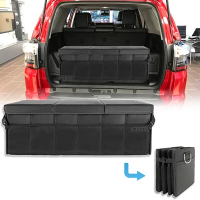 3-in-1 Trunk Organizer Cargo Storage Fold Up Box Bag 8 Pocket For Toyota 4Runner - Image 1 of 4