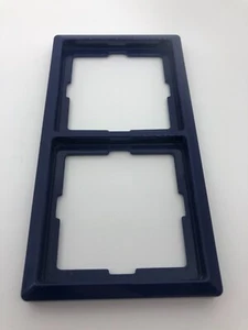 Merten Artec Fläche 2-fach Rahmen Dunkel Blau Nachtblau - Bild 1 von 2