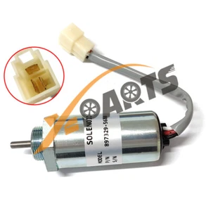 897329-5680 12V Fuel Shut off Solenoid For Isuzu 3LD1 3LD2 4LE1 3LB1 4LB2 4LE2 - Picture 1 of 6