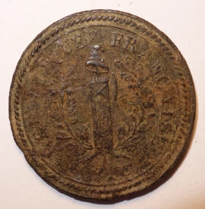 Egypte, Boutons-Monnaie, Convention 1792-1795, Rare !! - Picture 1 of 2