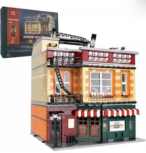 Big Bang Theory Friends Cafe Modular Central with Lights 4488pc Mould King 16014 - Picture 1 of 4
