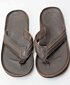 American Eagle Sandals Mens Size 8 Brown Flip Flops Thongs - Picture 1 of 6