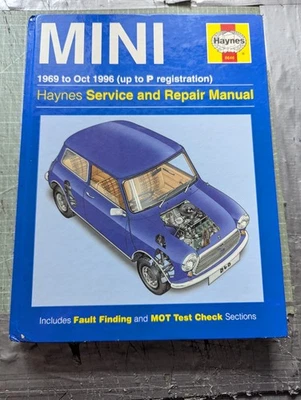 Mini Saloon, Estate, Van, & Pick-up (Inc. Cooper) 1969-1996 Haynes Manual - Image 1 of 4