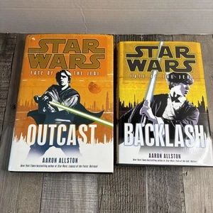 Star Wars Hardcover Lot: Fate Of The Jedi - Backlash / Outcasts Aaron Allston - Picture 1 of 8