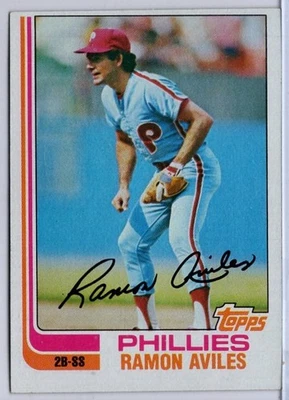1982 Topps #152 Ramon Aviles in EXMT Condition Phillies - Image 1 of 2